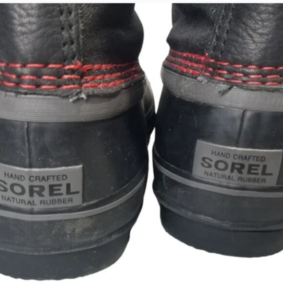 SNOW BOOTS SOREL Size 11.5 1964 Premium T Cvs NM 1560-012 Black/Sail Red